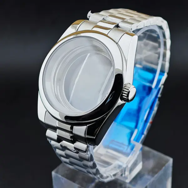 Men's Stainless Steel Watch Case for NH Movements - Image 10