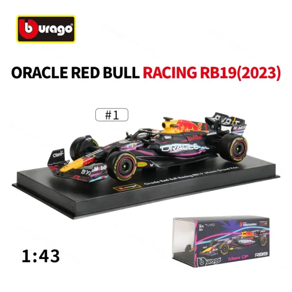 Bburago 1:43 Redbull Racing Diecast Model Car