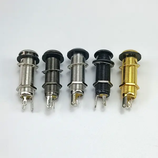 Guitar Bass Threaded Output Jack Plug Socket - Image 2