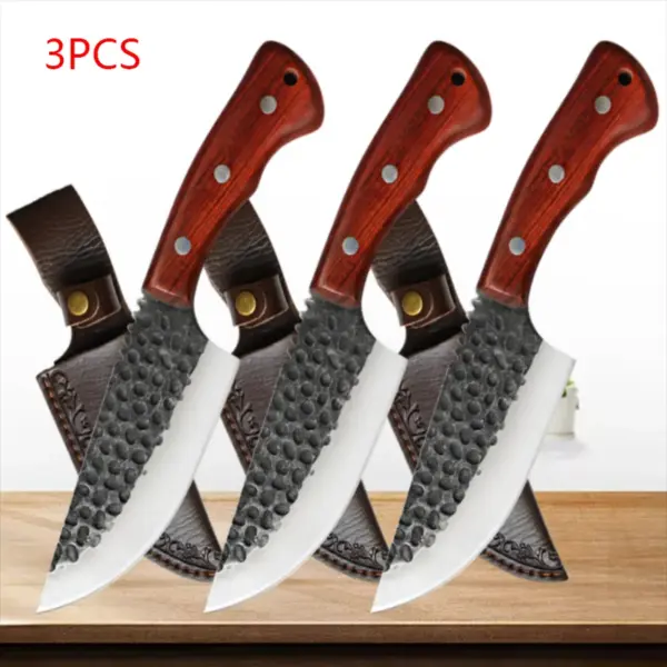 Stainless Steel Boning Chef Knife Set - Image 7