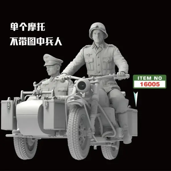 1/16 Scale German Military Officer Model Kit - Image 6