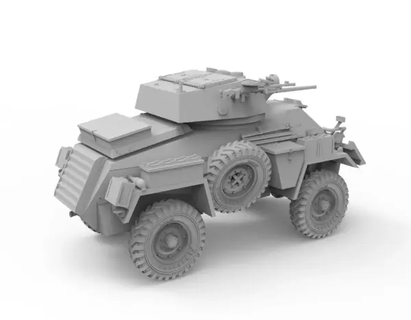 1/72 Scale Humber Armoured Car Mk.IV Model Kit - Image 3