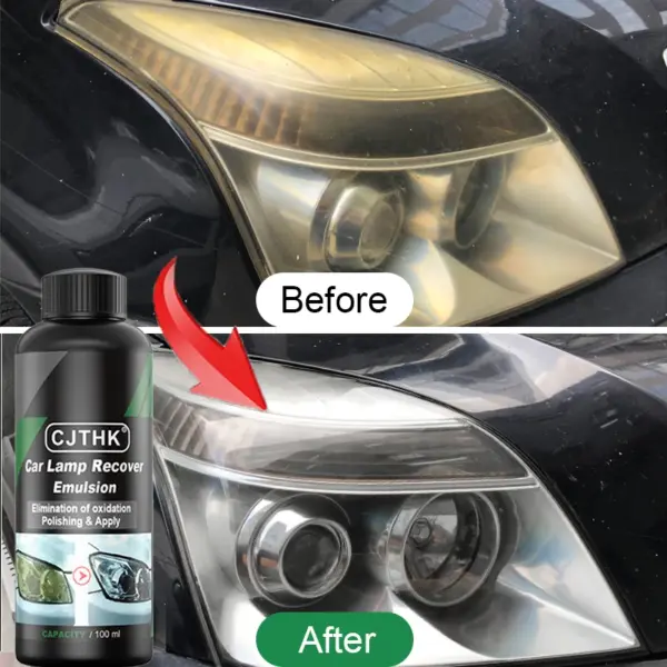 Car Headlight Restoration Polishing Kit 300ml - Image 2