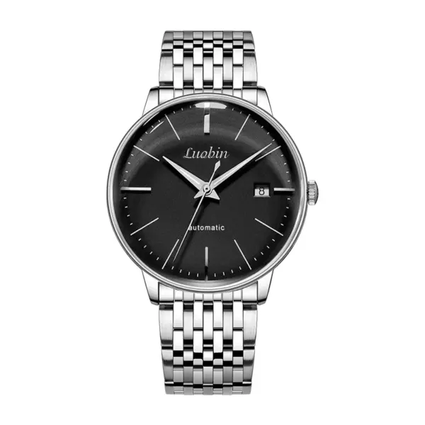 Mens Automatic Stainless Steel Mechanical Watch - Image 9