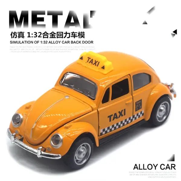 1:32 Alloy Volkswagen Beetle Diecast Model - Image 6