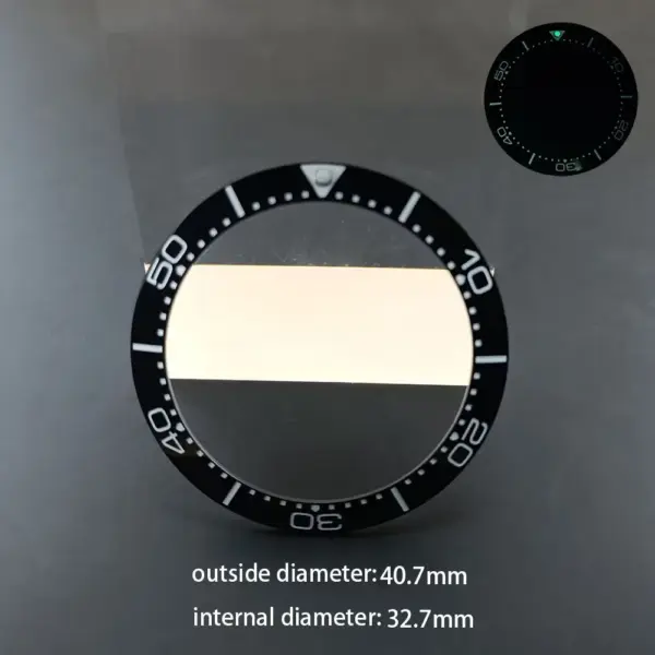 Ceramic Bezel Insert 39.3mm 40.7mm for Watches - Image 14