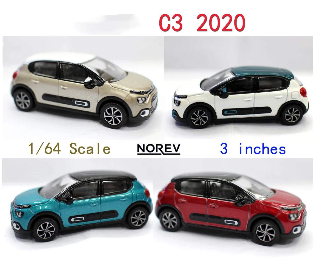 2020 Citroen C3 Diecast Model 1/64 Scale 6 2020 Citroen C3 Diecast Model 1/64 Scale - Image 6