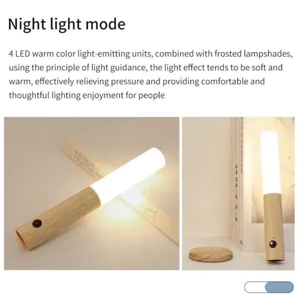 Motion Sensor LED Wall Lamp with Magnetic Base - Image 4