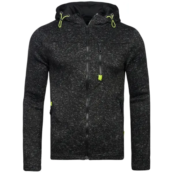 Men's Casual Hooded Tracksuit with Pockets - Image 6