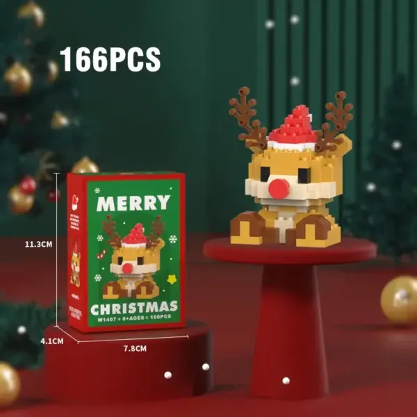 Santa Claus Micro Building Block Decoration - Image 8