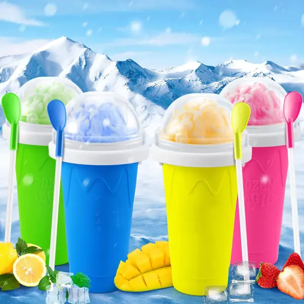 Silicone Quick-Freeze Slushy Maker Cup - Image 6