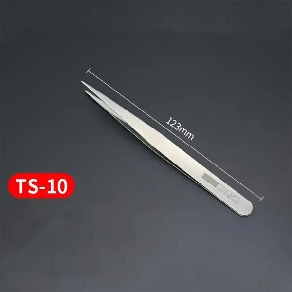 6pcs Stainless Steel Precision Tweezer Set - Image 3