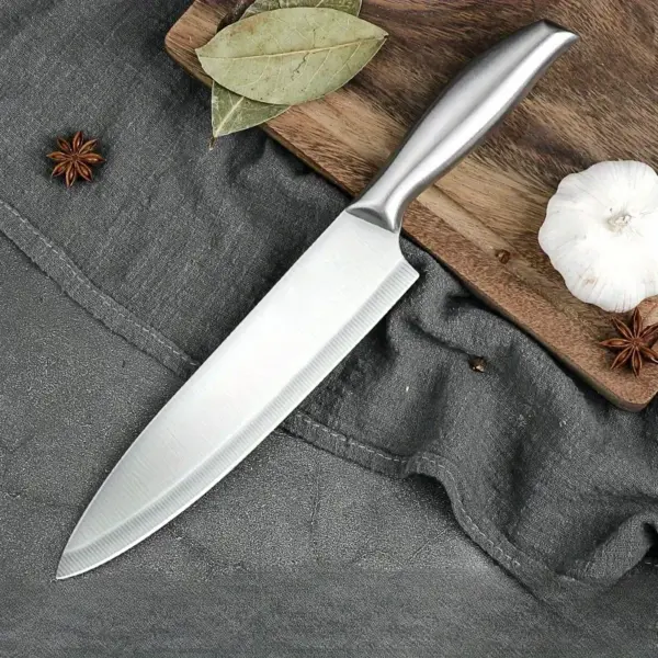 Stainless Steel Chef Knife - Multi-Purpose Kitchen - Image 8