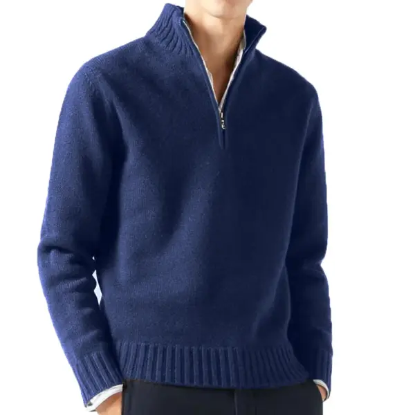 Men's Casual Turtleneck Sweater for Autumn - Image 4