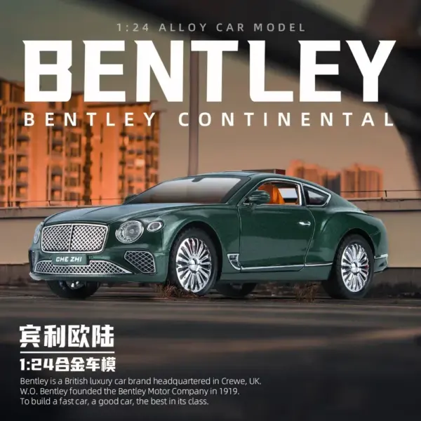 1:24 Bentley Continental GT Diecast Model Car