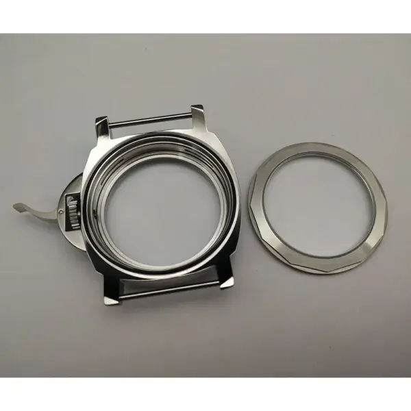 Polished Stainless Steel Watch Case 44mm - Image 3