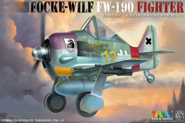 Tiger Model 110 FW190 Fighter Aircraft Kit - Image 2