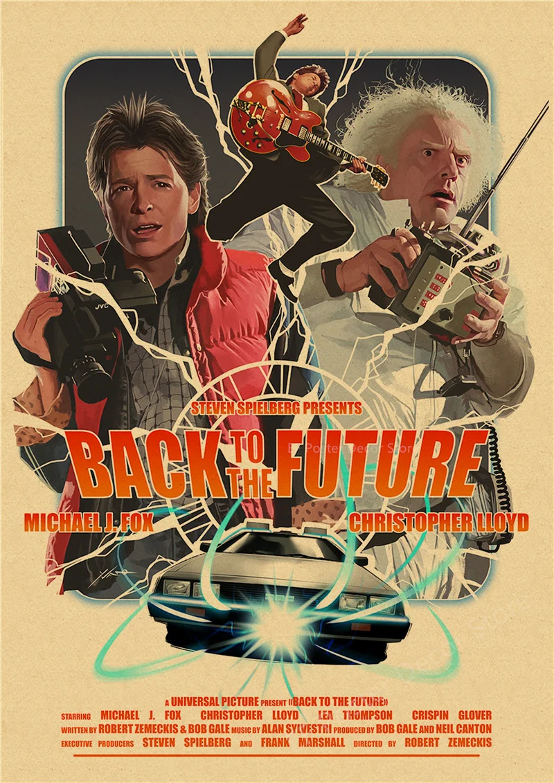 Vintage Back To The Future Movie Poster Print 11 Vintage Back To The Future Movie Poster Print - Image 11