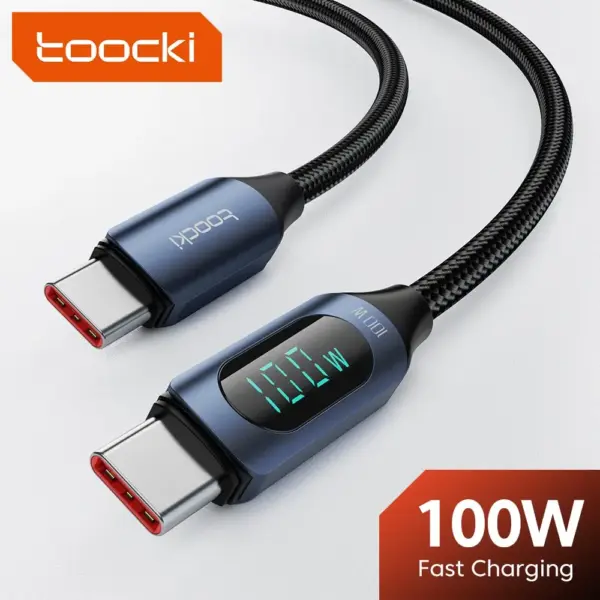 Toocki 100W Type-C Charging Cable 1m with LED