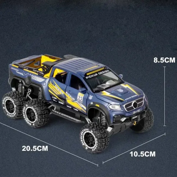 1:28 Mercedes-Benz X-Class Alloy Toy Pickup - Image 6