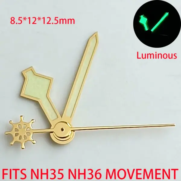 NH35 NH36 Watch Hands Green Luminous Set - Image 24