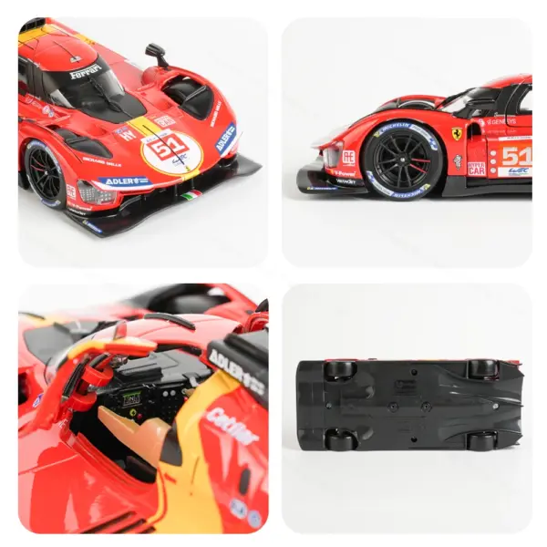 Bburago 1:24 Scale Ferrari 499P Diecast Model - Image 5