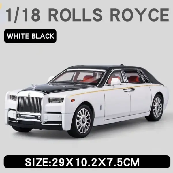 1:18 Rolls Royce Phantom Diecast Model Car - Image 14