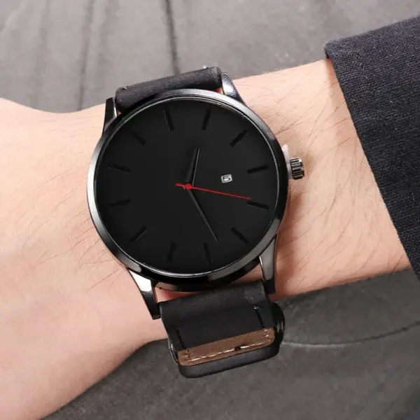 Fashion Quartz Men's Watch with Calendar Feature - Image 5