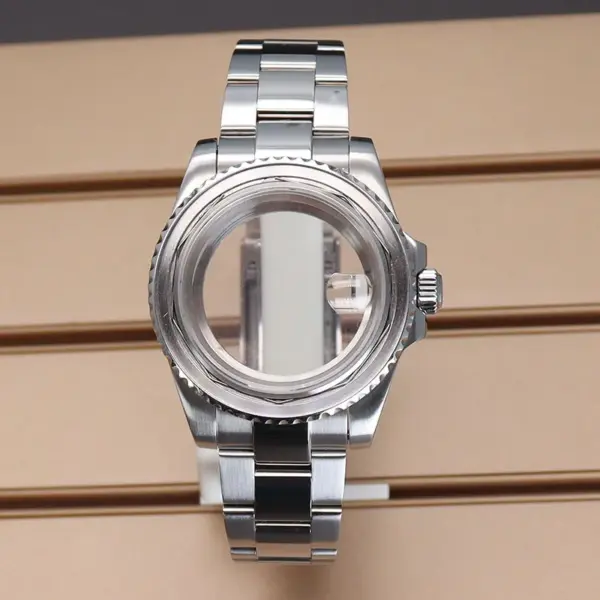 40mm Stainless Steel Watch Case for Seiko - Image 8