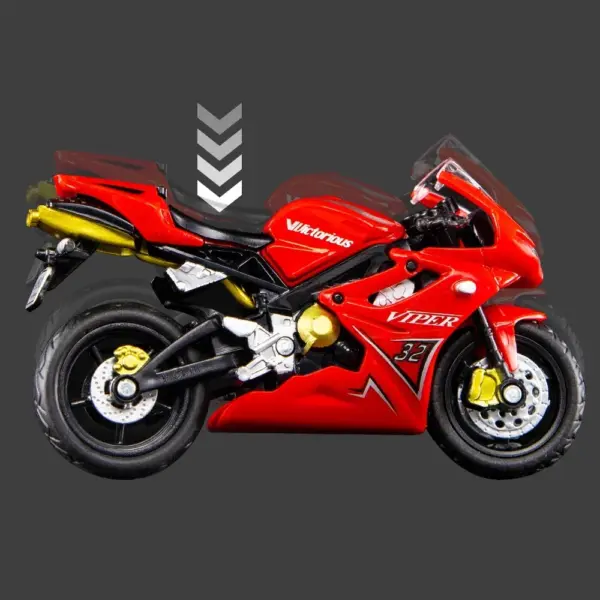 1:18 Scale Triumph 675 Diecast Motorcycle Model - Image 3