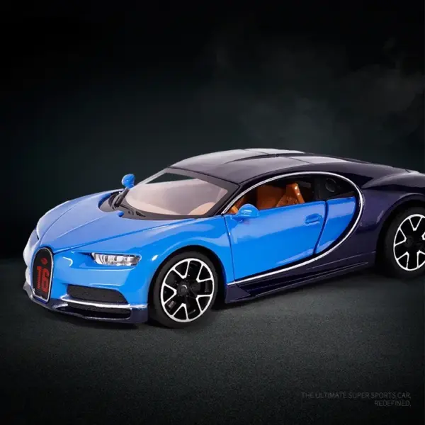 1/32 Bugatti Chiron Diecast Car Model - Image 7