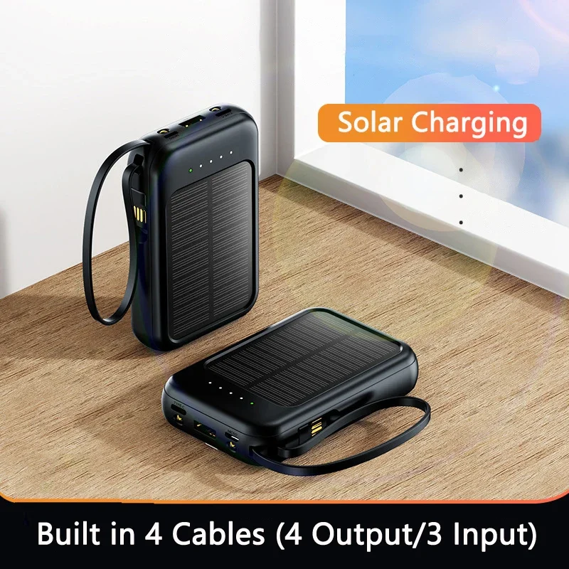 Xiaomi 50000mAh Solar Power Bank with Cables 2 Xiaomi 50000mAh Solar Power Bank with Cables - Image 2