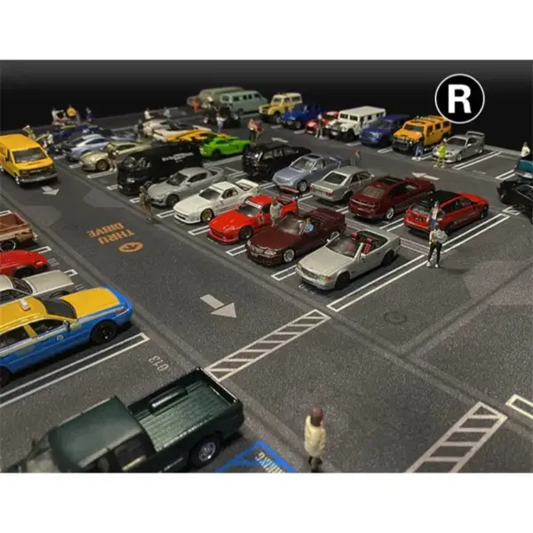 1:64 Scale Los Angeles City Parking Lot Mat - Image 2