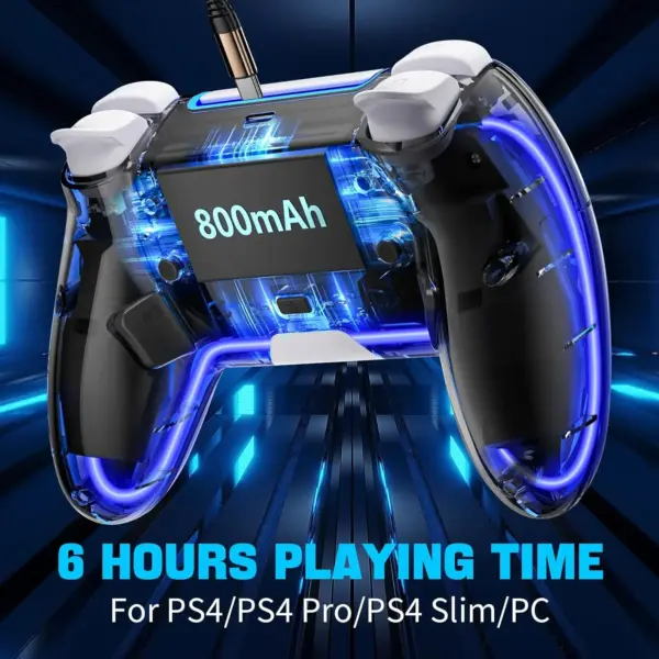 RGB Wireless PS4 Controller with Hall Joystick - Image 4