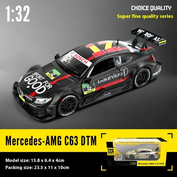 1:32 Scale AMG C63 DTM Alloy Car Model - Image 7