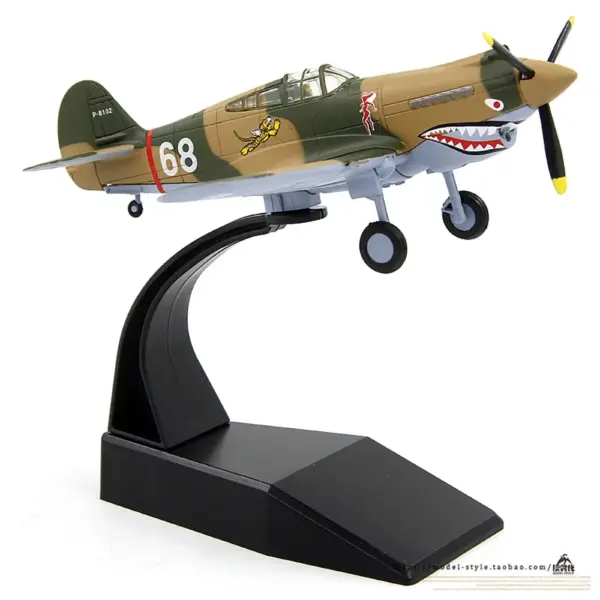 Diecast AMER P-40C Fighter Model 1/72 Scale - Image 2