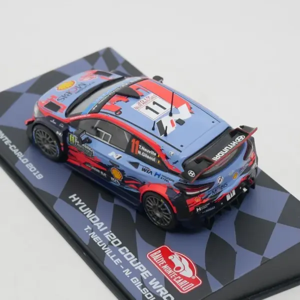 1:43 Scale Diecast Alloy Hyundai I20 WRC Model - Image 3