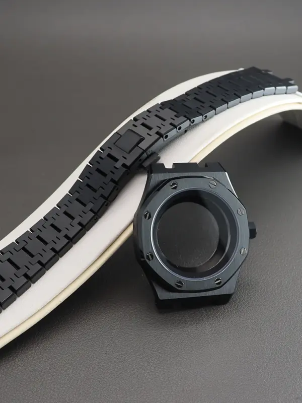 41mm Black Watch Case for Seiko Movement - Image 10