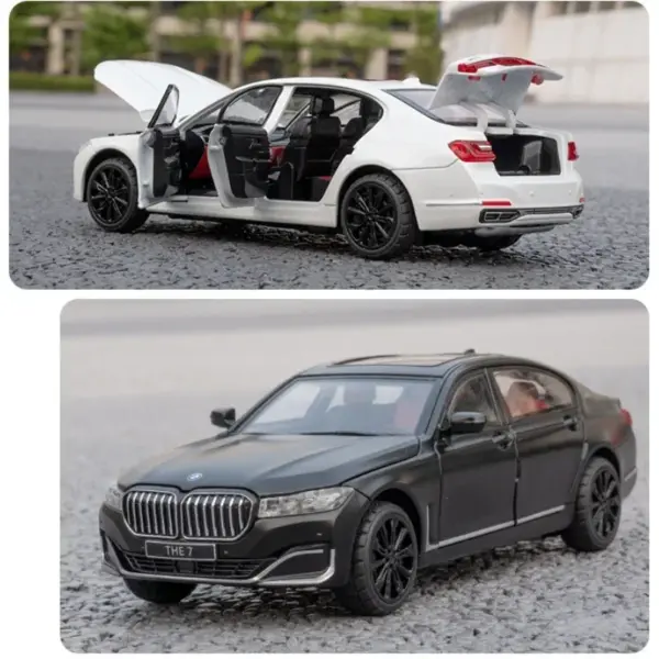 1:24 BMW 760LI Diecast Alloy Model Car - Image 3