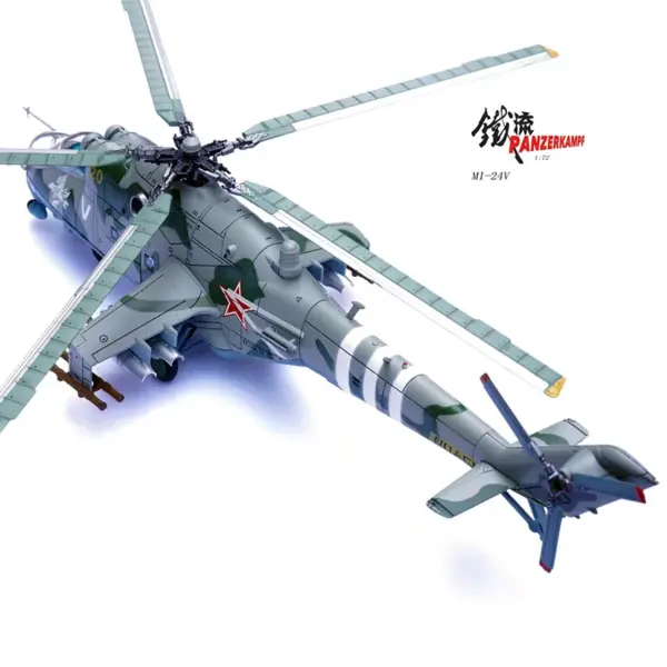 1:72 Mi-24V Helicopter Diecast Model Collectible - Image 4