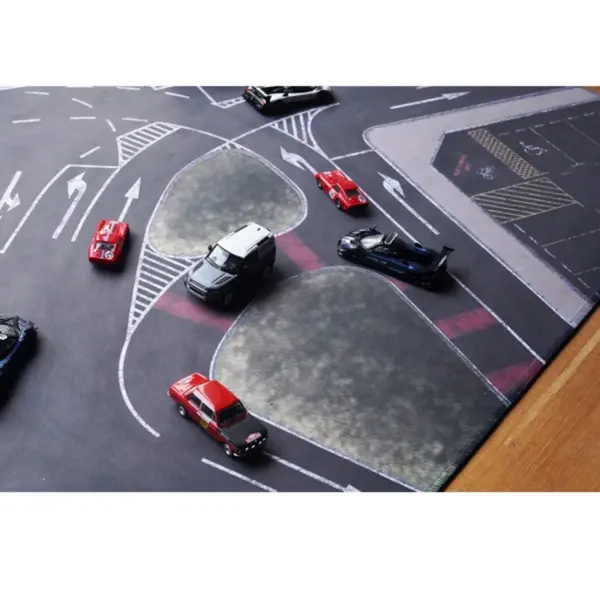 1:64 Scale Car Play Mat Crossroads 90x50cm - Image 5