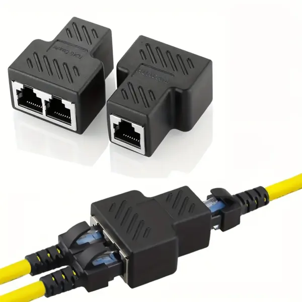 USB Dual LAN Ethernet Splitter Adapter Cat6 - Image 8