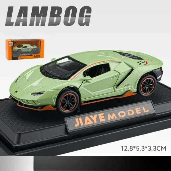 1:36 Lamborghini LP780-4 Diecast Model Car - Image 10