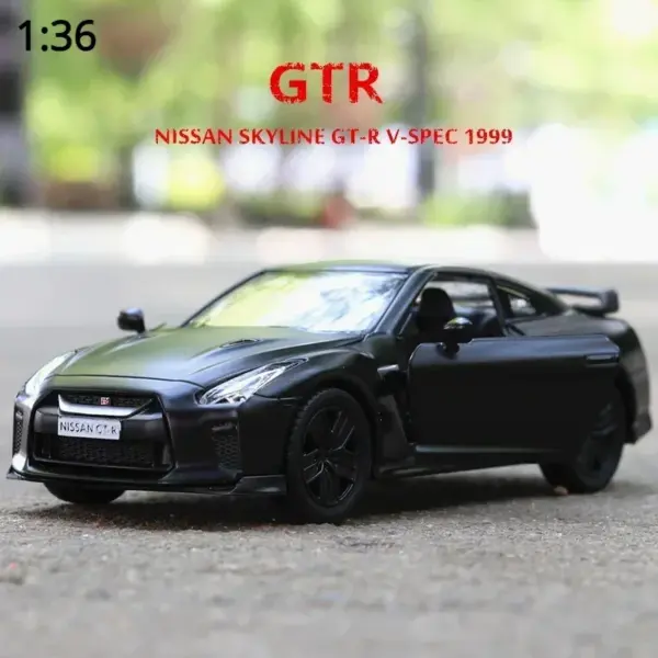 1:36 Scale Nissan GTR Diecast Car Model