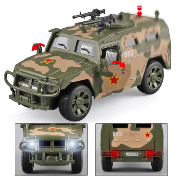 1:32 Scale Tiger Military Vehicle Model - Image 5