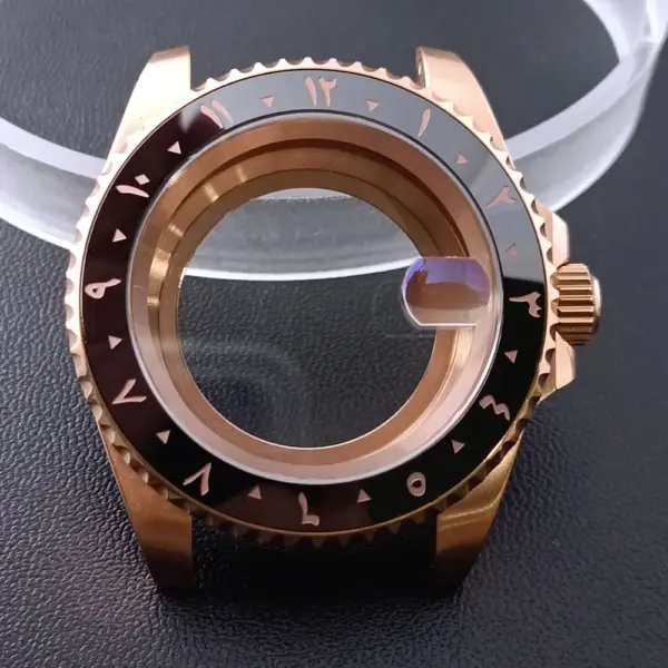 Stainless Steel GMT Watch Case for NH35 Movement - Image 8