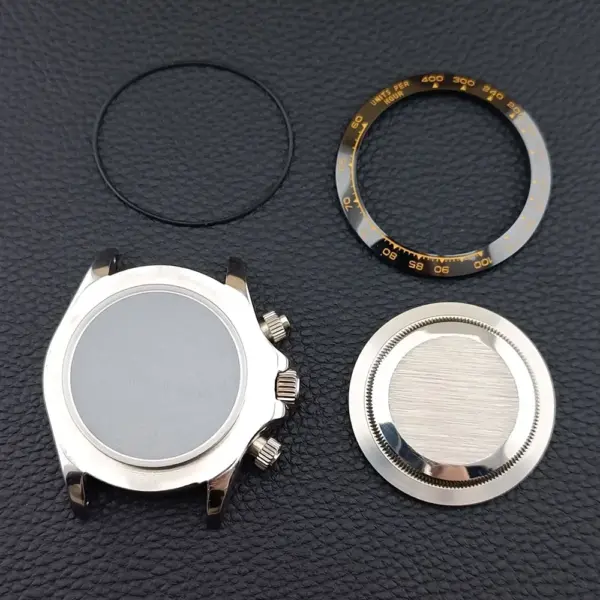 39.3mm Stainless Steel Watch Case for VK63 - Image 6