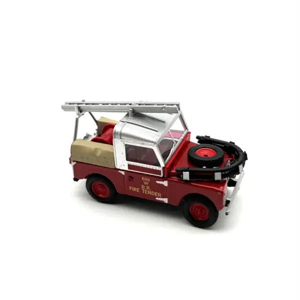 1:76 Scale Diecast Alloy Land Rover Fire Truck - Image 2