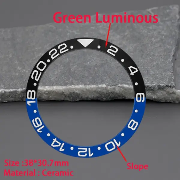 C3 Green Luminous Ceramic Bezel Insert 38mm - Image 19