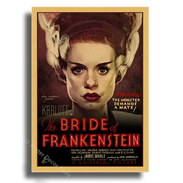 Monsters Movie Poster Vintage Home Decor - Image 29